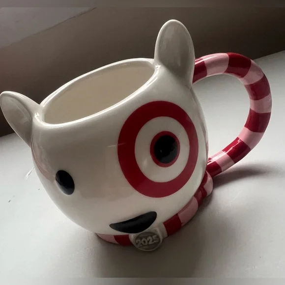 Target Wondershop Christmas Figural
Bullseye With Scarf Coffee Tea Mug Cup
2025 - Picture 5 of 10